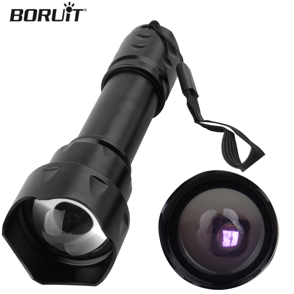 Hunting Thermal Imaging Scope - Boruit T20ไฟฉาย LED 850nm, IPX6ซูมยุทธวิธีการมองเห็นได้ในเวลากลางคืนกันน้ำใช้แบตเตอรี่18650