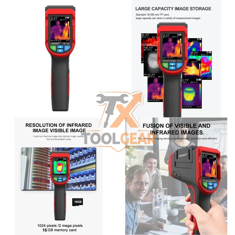 กล้องวงจรปิดถ่ายภาพความร้อนแบบ - Nf 521 Thermal Imaging Camera บทวิจารณ์และราคา