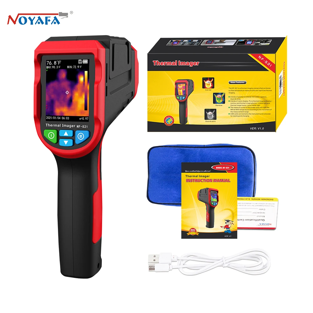 กล้องถ่ายภาพความร้อนอินฟราเรดอ - Nf 521 Thermal Imaging Camera บทวิจารณ์และราคา